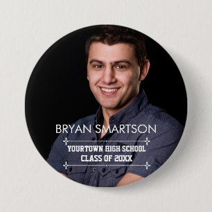 Abschluss Zeremonie Familie und Foto Button