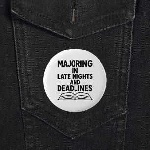 Abschluss-Zitat lustig Button