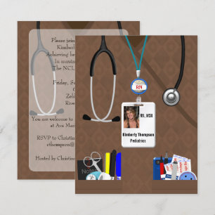 Abschluss zur Krankenpflege Einladung in Browns