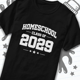 Abschluss Zurück zur Zuhause School 2029 T-Shirt