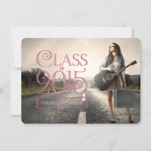 Abschlussankündigungen der Pink Class 2015 Einladung