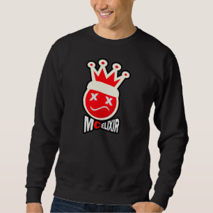 Abschlussball-König Signature Logo - Rot u. Creme Sweatshirt