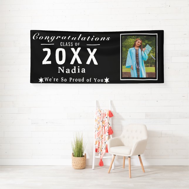 Abschlussbanner für Senioren - Benutzerdefiniertes Banner (Insitu)