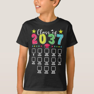 Abschlusscheckliste für die Abschlussklasse 2037 K T-Shirt