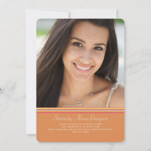 Abschlussfarben Foto-Ankündigung Ankündigung