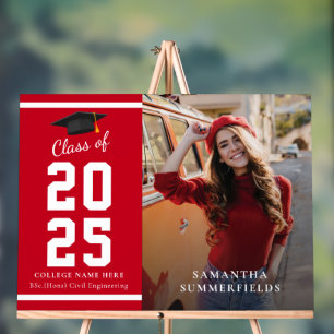 Abschlussfeier 2026 Foto Grad Acrylschild