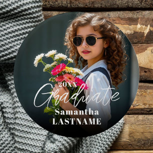 Abschlussfeier-Abitur-Foto-Button Button