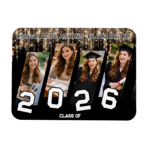Abschlussfeier Anpassung mit Fotocollage Magnet