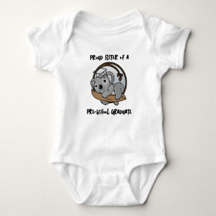 Abschlussfeier Baby Koala Schwester eines Vorschul Strampler