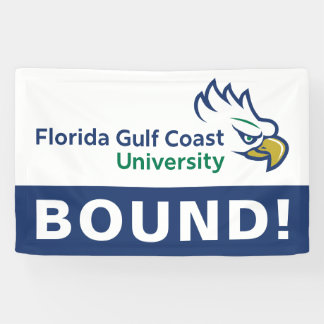 Abschlussfeier der Florida Gulf Coast University Banner