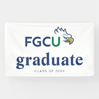 Abschlussfeier der Florida Gulf Coast University Banner