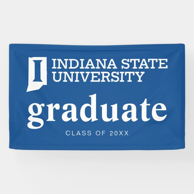 Abschlussfeier der Indiana State University Banner (Horizontal)