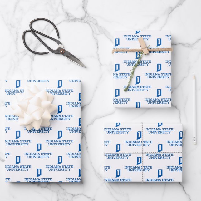 Abschlussfeier der Indiana State University Geschenkpapier Set (Vorderseite)