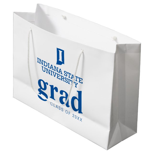 Abschlussfeier der Indiana State University Große Geschenktüte (Vorderseite Schrägansicht)
