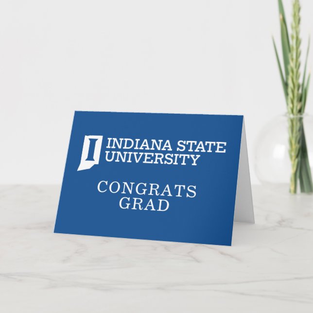 Abschlussfeier der Indiana State University Karte (Vorderseite)