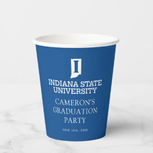 Abschlussfeier der Indiana State University Pappbecher