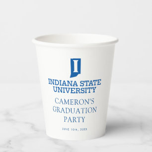 Abschlussfeier der Indiana State University Pappbecher