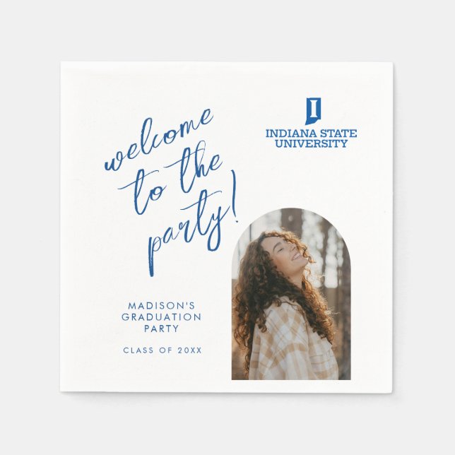 Abschlussfeier der Indiana State University Serviette (Vorderseite)