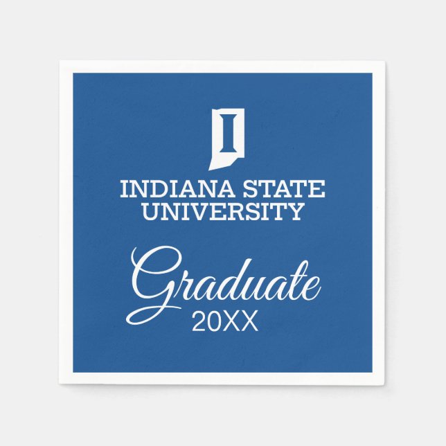 Abschlussfeier der Indiana State University Serviette (Vorderseite)