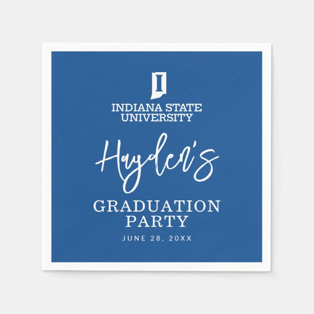 Abschlussfeier der Indiana State University Serviette (Vorderseite)