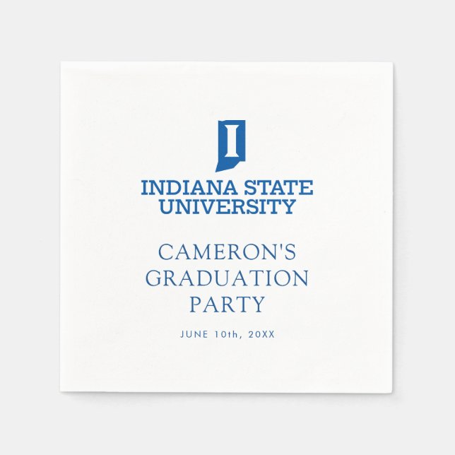 Abschlussfeier der Indiana State University Serviette (Vorderseite)