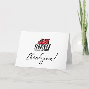 Abschlussfeier der Jacksonville State University Dankeskarte