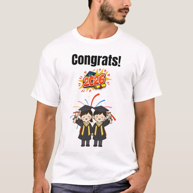 Abschlussfeier der Klasse 2026 T-Shirt (Vorderseite)