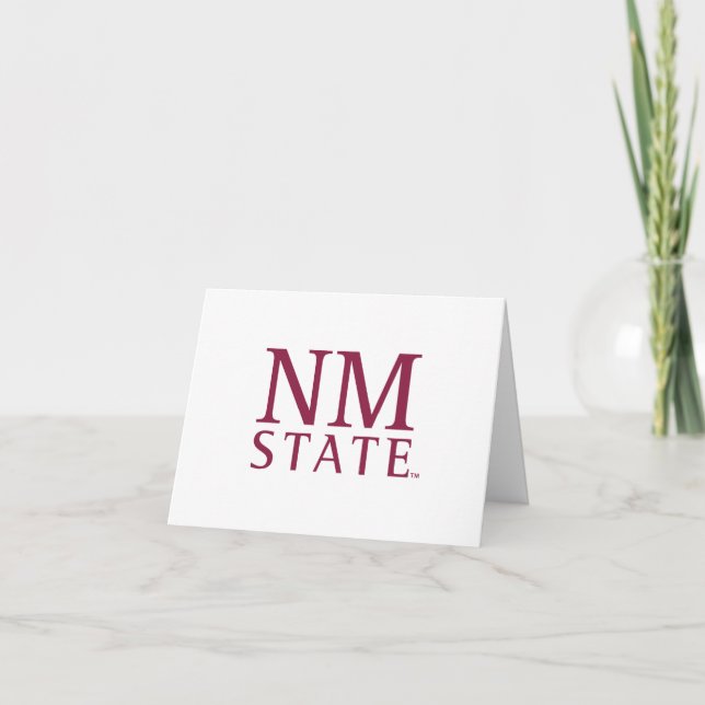 Abschlussfeier der New Mexico State University Dankeskarte (Vorderseite)