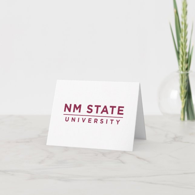 Abschlussfeier der New Mexico State University Dankeskarte (Vorderseite)