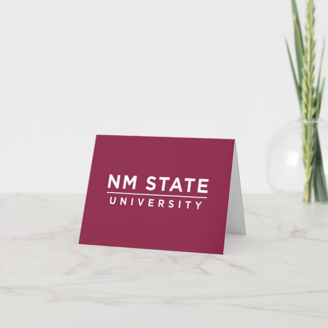 Abschlussfeier der New Mexico State University Dankeskarte (Vorderseite)