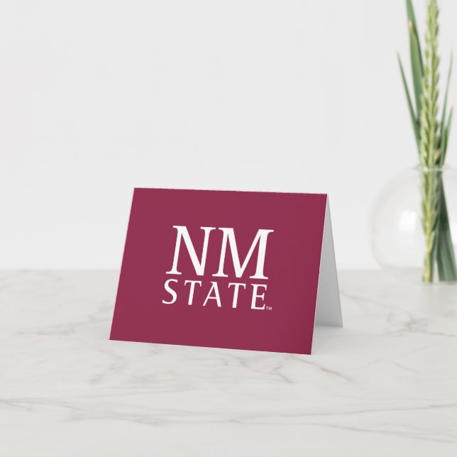 Abschlussfeier der New Mexico State University Dankeskarte (Vorderseite)