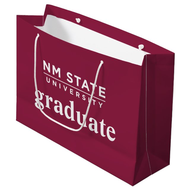 Abschlussfeier der New Mexico State University Große Geschenktüte (Vorderseite Schrägansicht)