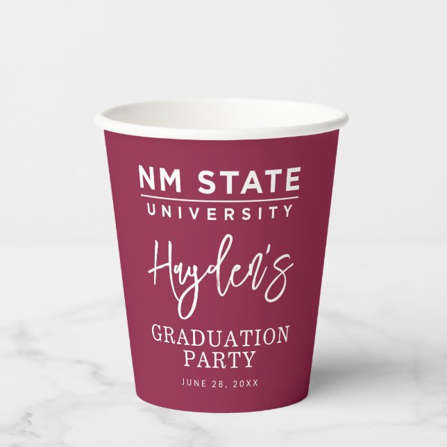 Abschlussfeier der New Mexico State University Pappbecher (Vorderseite)