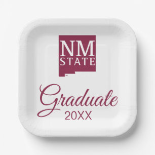 Abschlussfeier der New Mexico State University Pappteller