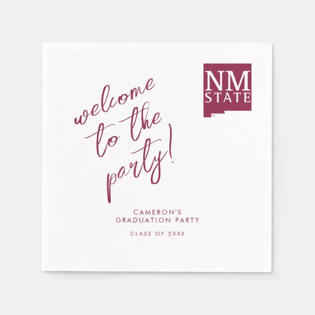 Abschlussfeier der New Mexico State University Serviette (Vorderseite)