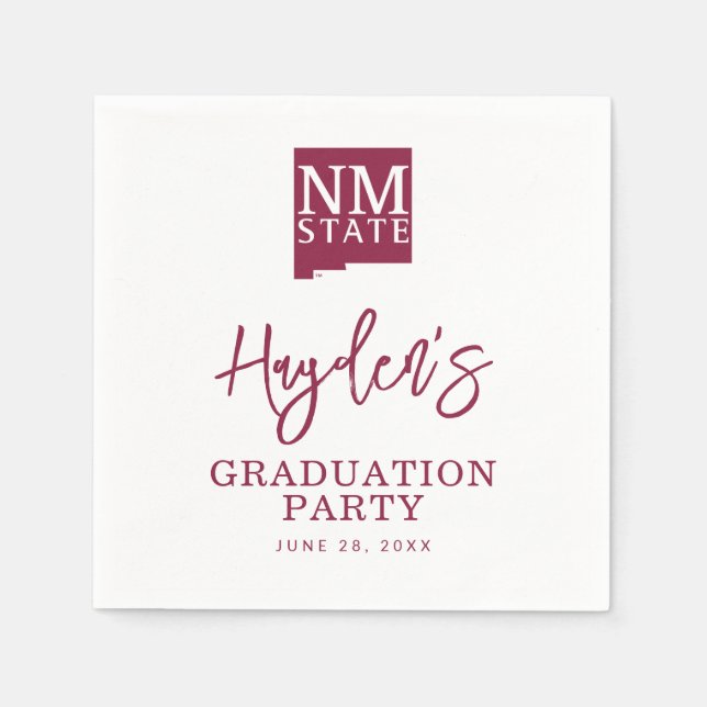 Abschlussfeier der New Mexico State University Serviette (Vorderseite)