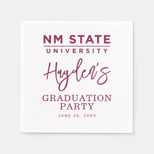 Abschlussfeier der New Mexico State University Serviette (Vorderseite)