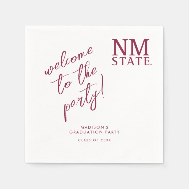 Abschlussfeier der New Mexico State University Serviette (Vorderseite)
