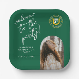 Abschlussfeier der Universität von San Francisco Pappteller