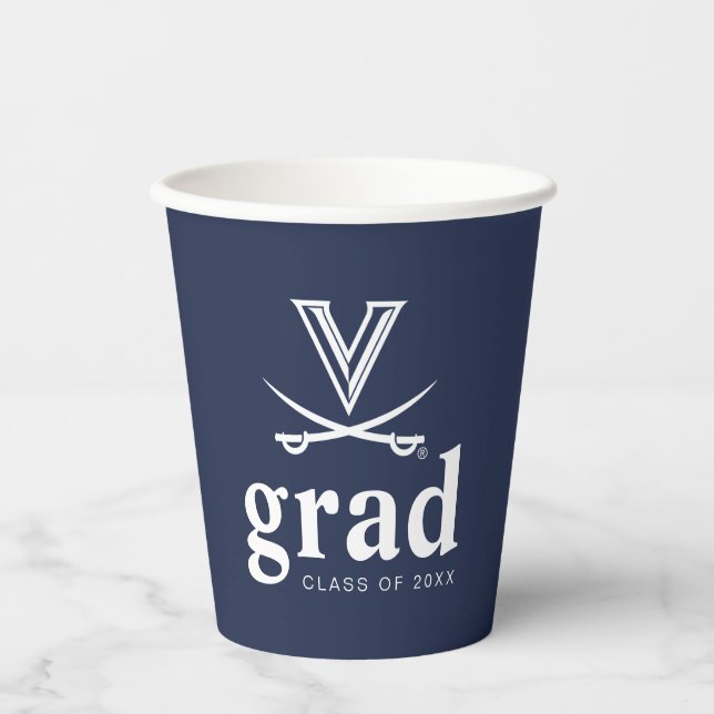 Abschlussfeier der University of Virginia Pappbecher (Vorderseite)