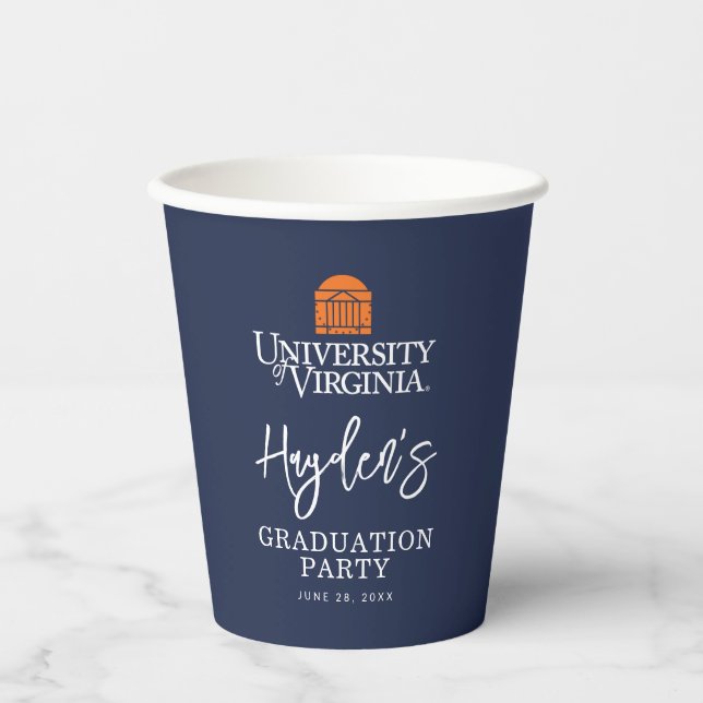 Abschlussfeier der University of Virginia Pappbecher (Vorderseite)