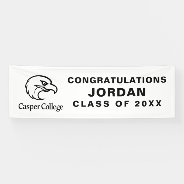 Abschlussfeier des Casper College Banner (Horizontal)