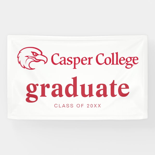 Abschlussfeier des Casper College Banner (Horizontal)