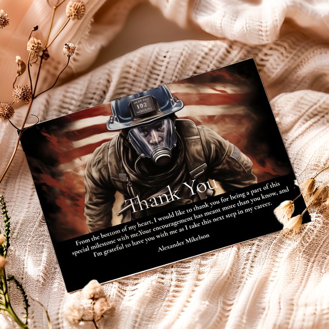 Abschlussfeier Feuerwehrheld Dankeskarte (Von Creator hochgeladen)