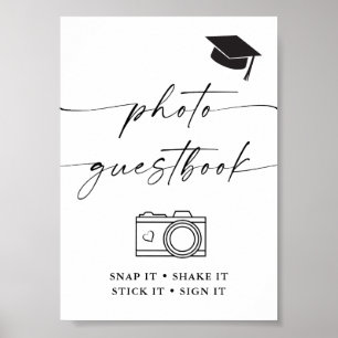 Abschlussfeier Foto Gästebuch snap es, unterschrei