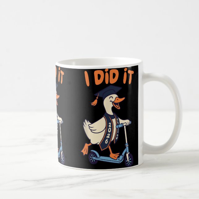 Abschlussfeier für Senioren endlich fertig Dummer  Kaffeetasse (Rechts)