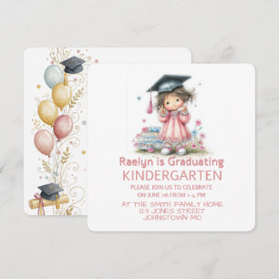 Abschlussfeier im fantasievollen Kindergarten  Einladung