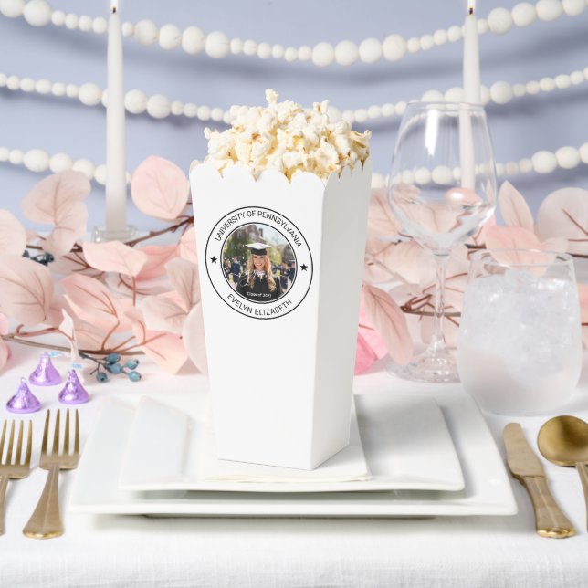 Abschlussfeier Klassischer Stil Popcorn Geschenkschachtel (Hochzeit)
