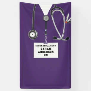 Abschlussfeier Krankenpfleger Gratulation Banner