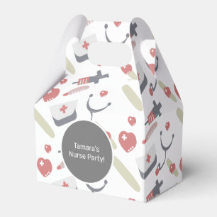 Abschlussfeier Krankenschwester-Praktikerin Medizi Geschenkschachtel